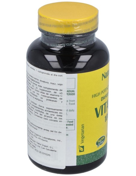 Vit. C 1000Mg.Con Escaramujo 180Comp.