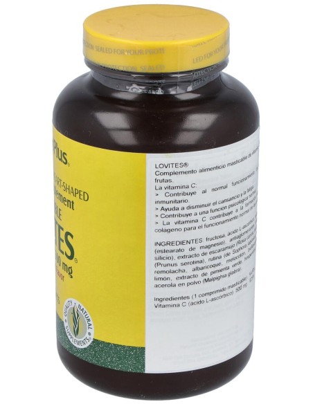 Lovites 500Mg. (Sabor Cereza) 90 Comp. Masticables