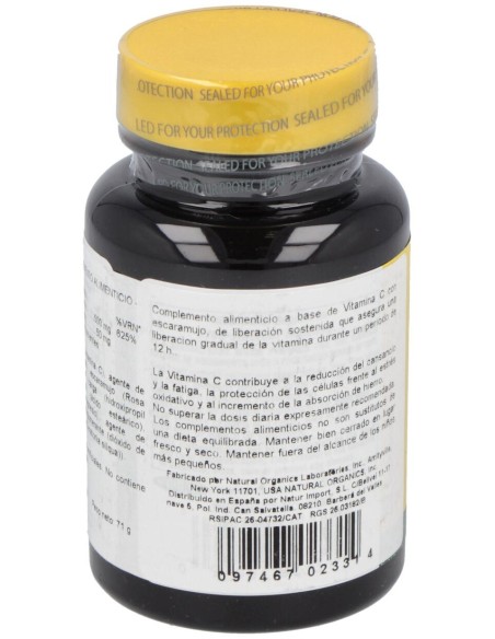 Vit. C 500Mg + Escaramujo (Accion Retard.) 90Comp