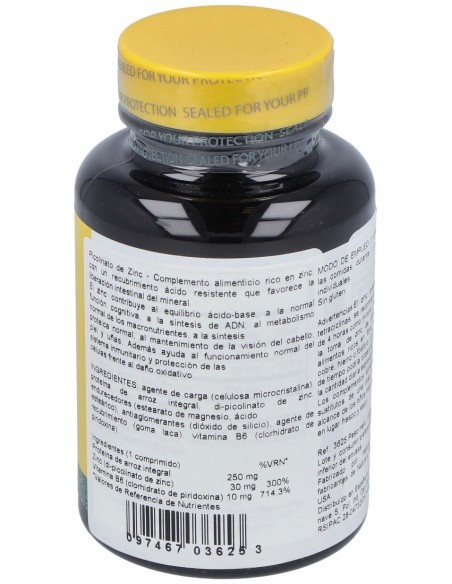 Nature'S Plus Picolinato De Zinc 120Comp