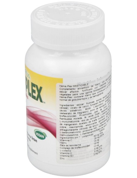 Hema-Plex Masticable 60Comp.