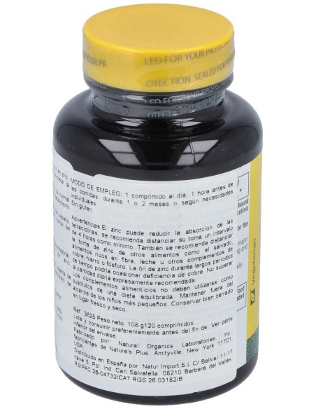 Nature'S Plus Picolinato De Zinc 120Comp