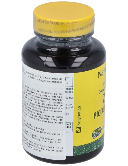 Nature'S Plus Picolinato De Zinc 120Comp
