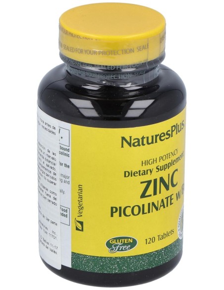 Nature'S Plus Picolinato De Zinc 120Comp