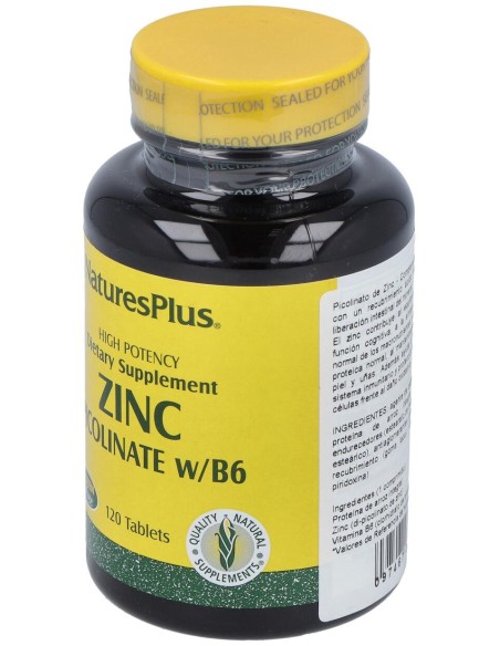 Nature'S Plus Picolinato De Zinc 120Comp