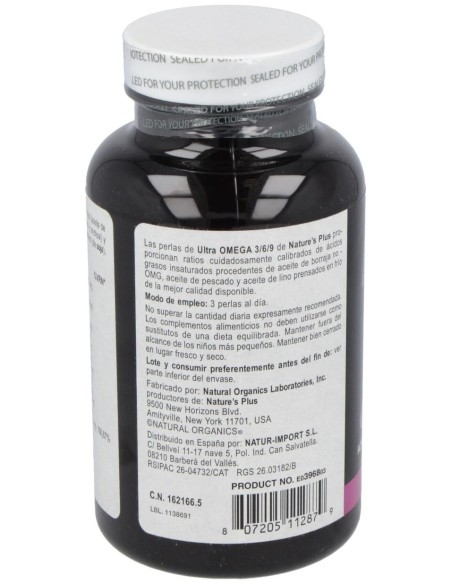 Ultra Omega 3-6-9 90Perlas