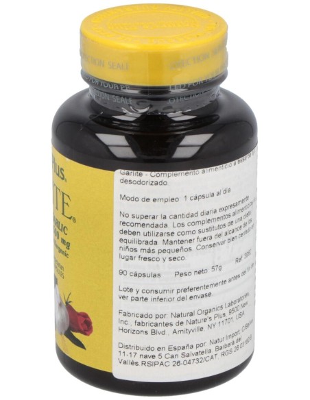Nature'S Plus Garlite 90  Caps
