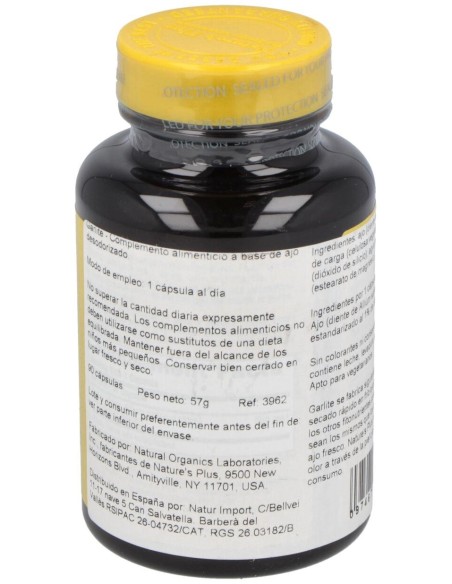 Nature'S Plus Garlite 90  Caps