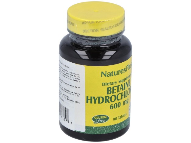 Naturesplus Betaina Hcl 600Mg 90Comp