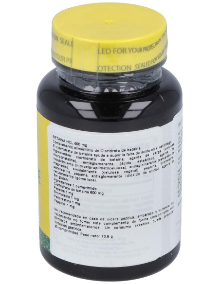 Naturesplus Betaina Hcl 600Mg 90Comp