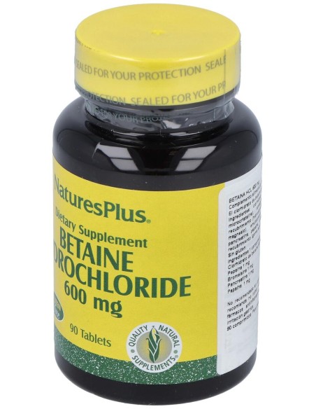 Naturesplus Betaina Hcl 600Mg 90Comp