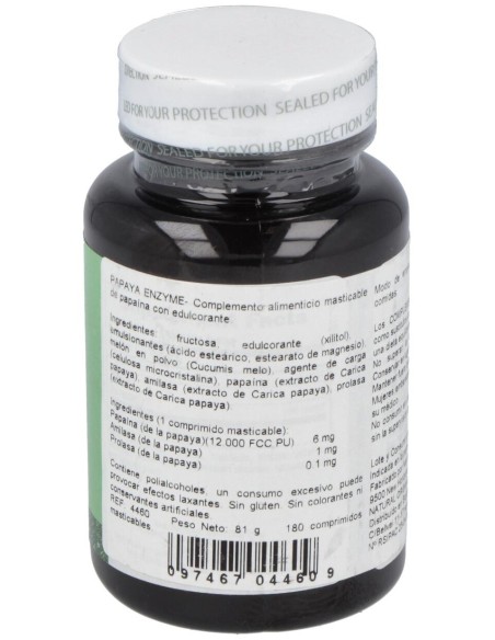 Papaya Enzime 180Comp. Masticable
