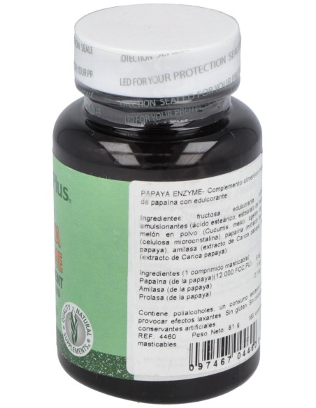 Papaya Enzime 180Comp. Masticable