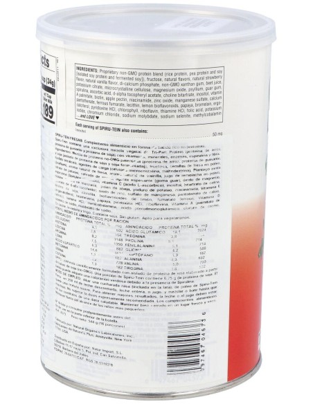Nature'S Plus Spiru-Tein Fresa 544G