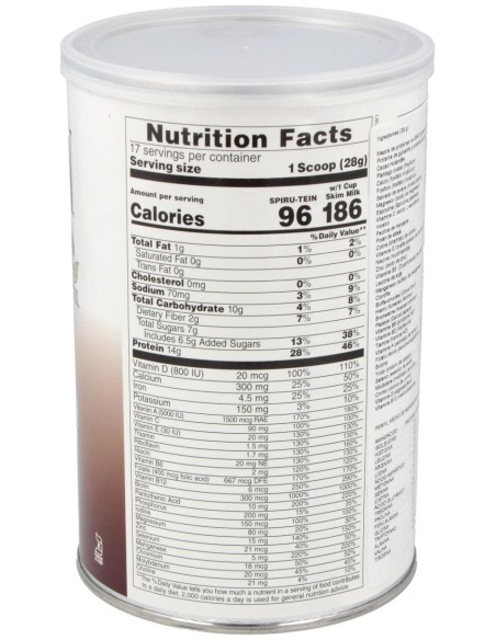 Naturesplus Spiru-Tein Chocolate 476G
