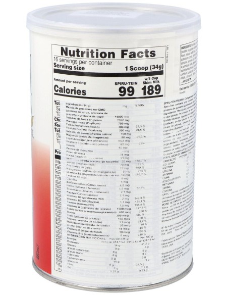 Nature'S Plus Spiru-Tein Fresa 544G