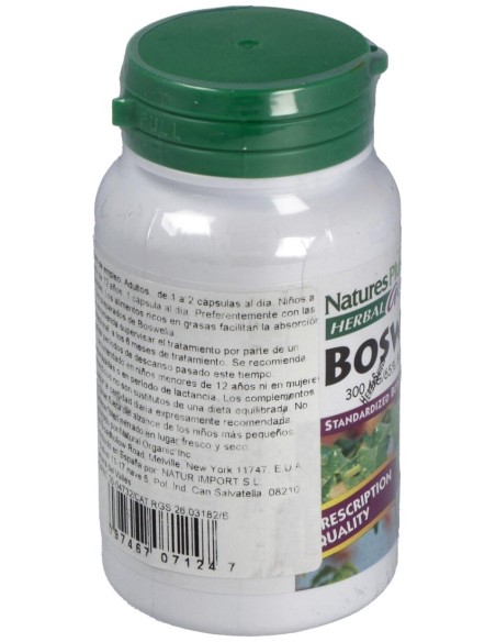 Boswellin 300Mg. 60Cap. Herbal Actives