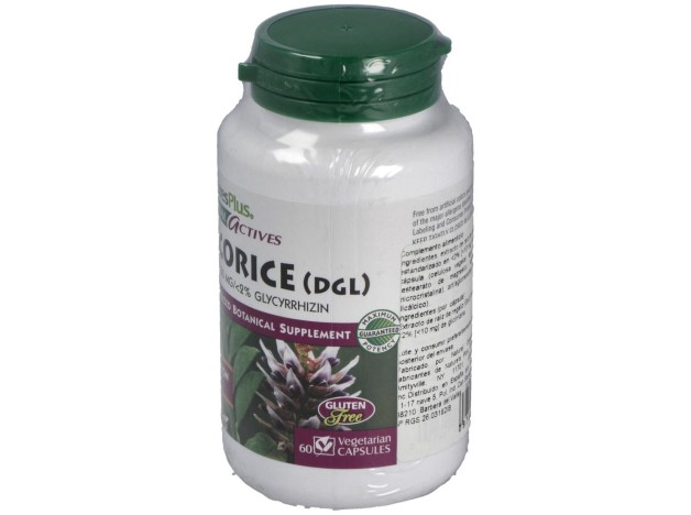 Licorice (Dgl) Regaliz500Mg. 60Cap. Herbal Actives