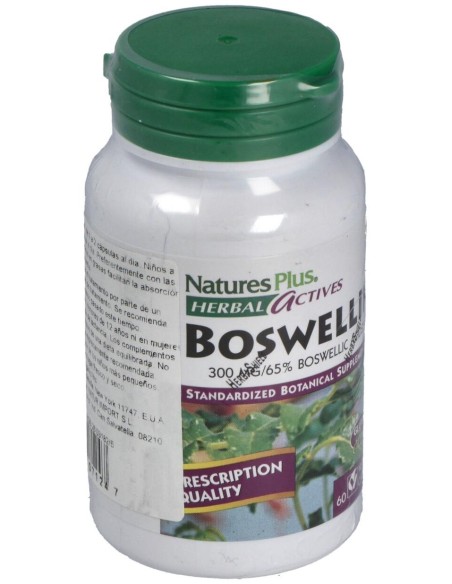 Boswellin 300Mg. 60Cap. Herbal Actives