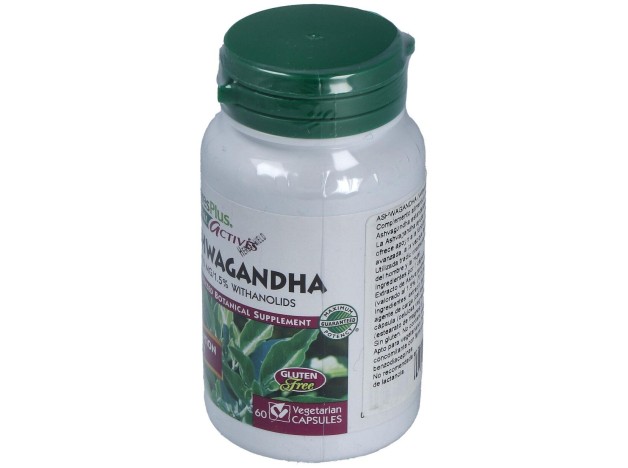 Ashwaganda Raiz 450Mg. 60Cap. Herbal Actives