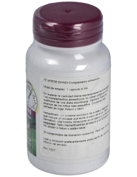 Te Verde Chino (Chinesse Green Tea) 30Comp.