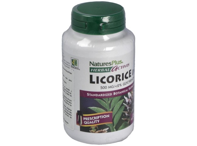 Licorice (Dgl) Regaliz500Mg. 60Cap. Herbal Actives
