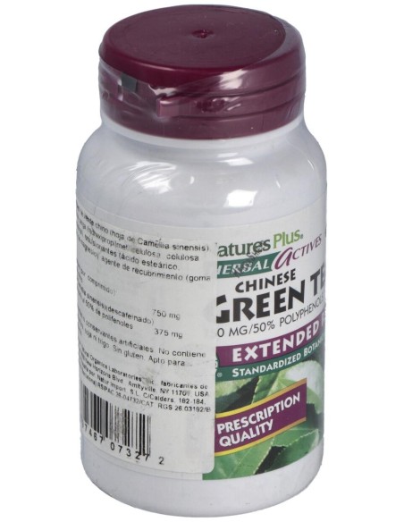 Te Verde Chino (Chinesse Green Tea) 30Comp.