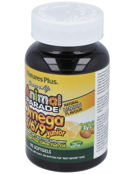 Nature'S Plus Animal Parade Omega 3 6 9 Junior 90Caps
