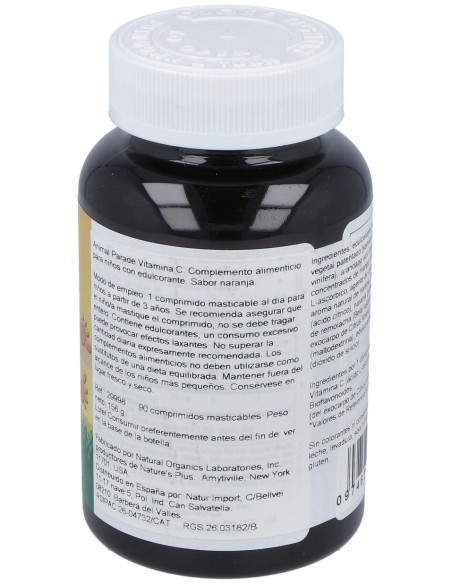 Animal Parade Vit.C 90 Comprimidos Masticables
