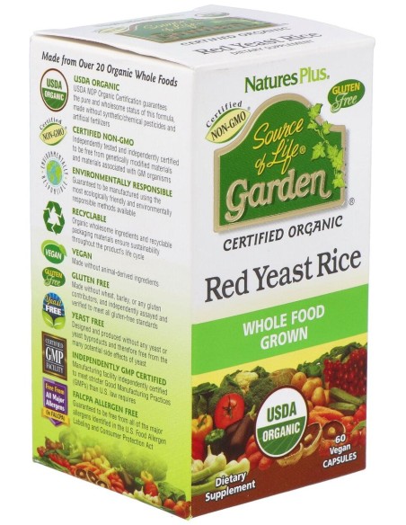 Garden Source Of Life Levadura De Arroz Rojo 60Cap