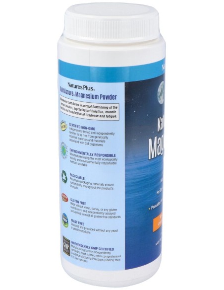 Naturesplus Kalmassure Magnesio Polvo 504G