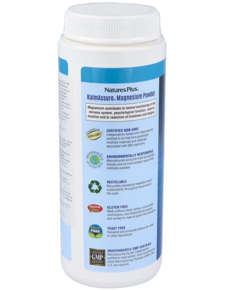 Naturesplus Kalmassure Magnesio Polvo 504G