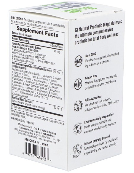 Naturesplus Gi Natural Probiotic Mega 30Caps