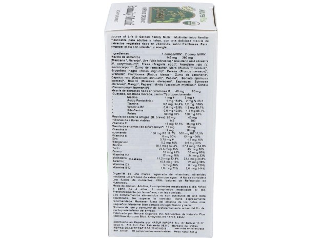 Garden Source Of Life Family Multi 60Comp.Mast.