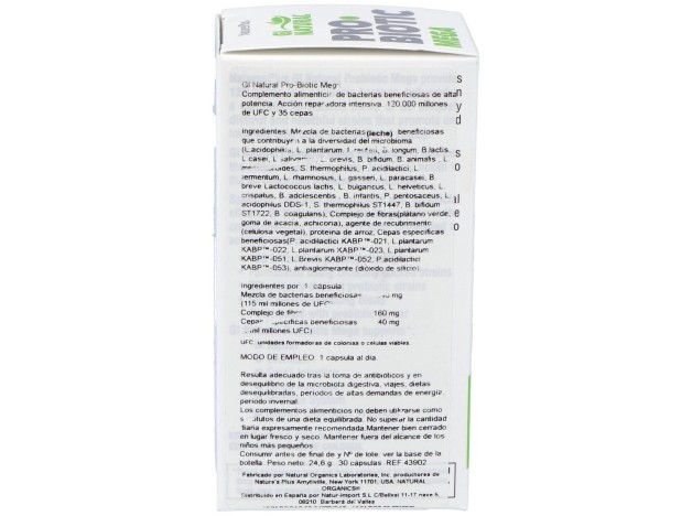 Naturesplus Gi Natural Probiotic Mega 30Caps