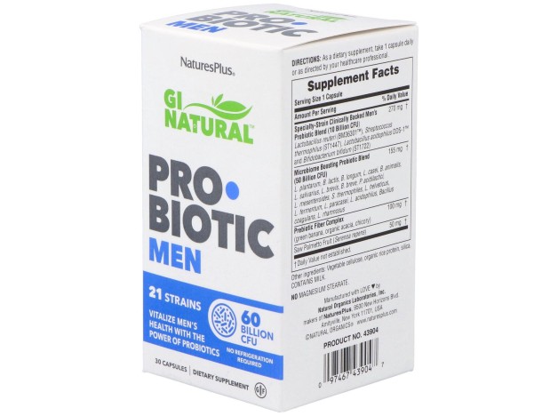 Naturesplus Gi Natural Probiotic Men 30Caps