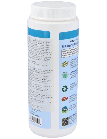 Naturesplus Kalmassure Magnesio Polvo 504G