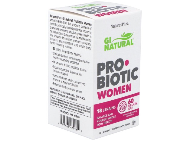 Naturesplus Gi Natural Probiotic Mujer 30Caps