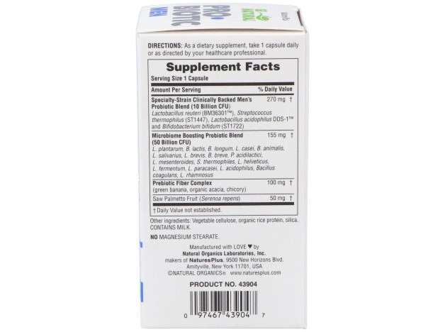 Naturesplus Gi Natural Probiotic Men 30Caps