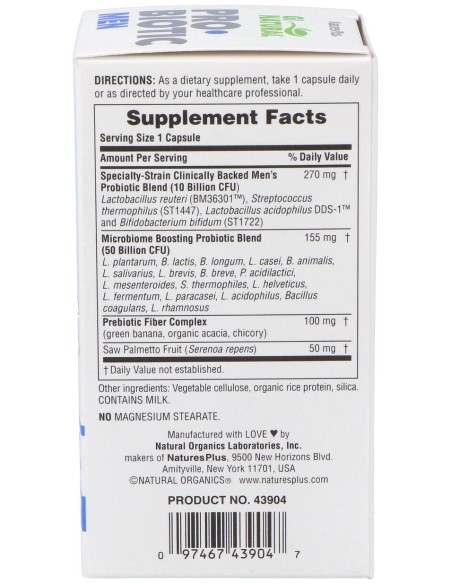 Naturesplus Gi Natural Probiotic Men 30Caps