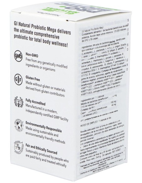 Naturesplus Gi Natural Probiotic Mega 30Caps