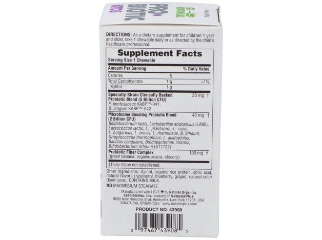 Nature'S Plusgi Natural Pro Biotic Niños 30Comp