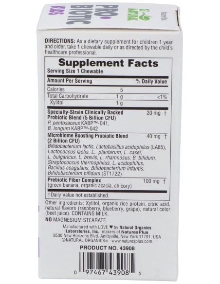 Nature'S Plusgi Natural Pro Biotic Niños 30Comp
