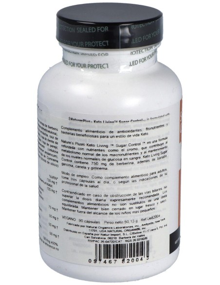 Keto Living Sugar Control 90Cap.