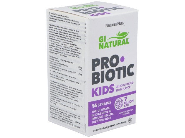 Nature'S Plusgi Natural Pro Biotic Niños 30Comp