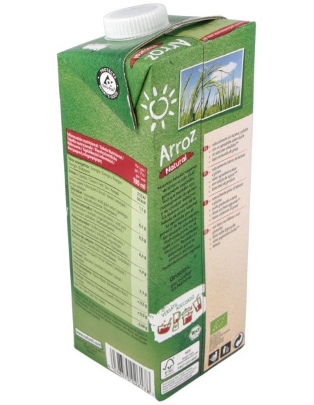 Bebida Vegetal De Arroz 1Lt 6Uds. Bio Sg Vegan S/A