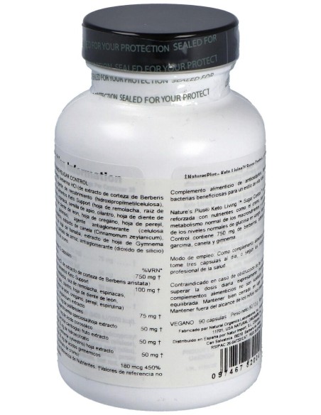 Keto Living Sugar Control 90Cap.