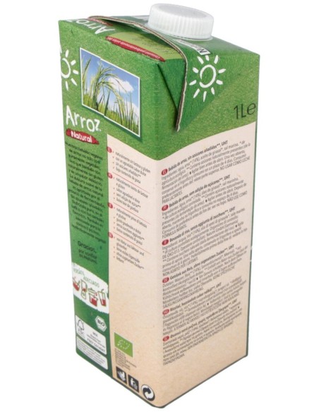 Bebida Vegetal De Arroz 1Lt 6Uds. Bio Sg Vegan S/A