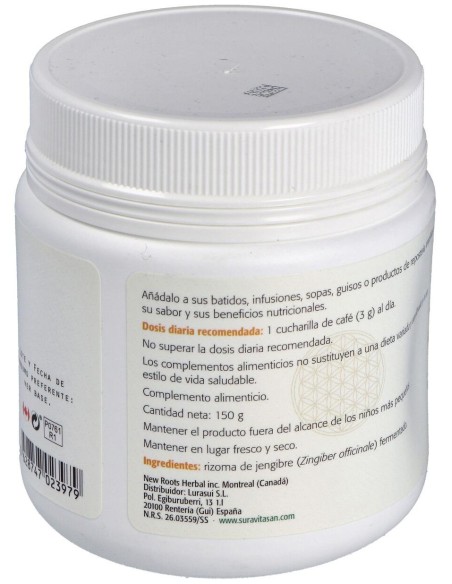Jengibre Fermentado 150Gr.