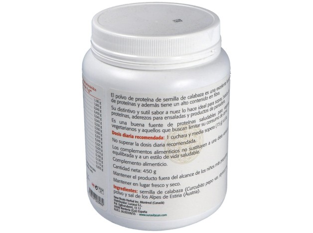 Proteina De Semilla De Calabaza 450Gr.